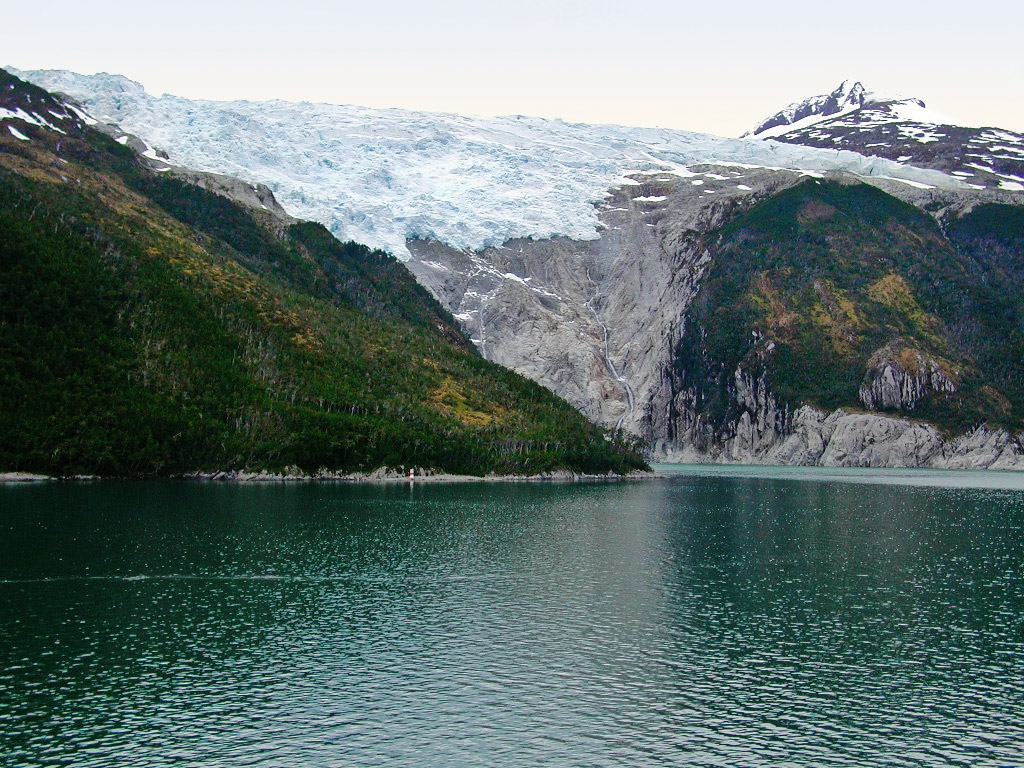 Photo:  A glacier at Beagle Channel in southern Chile